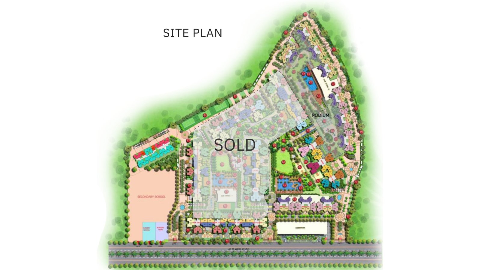 Mahagun Mywoods Site Plan